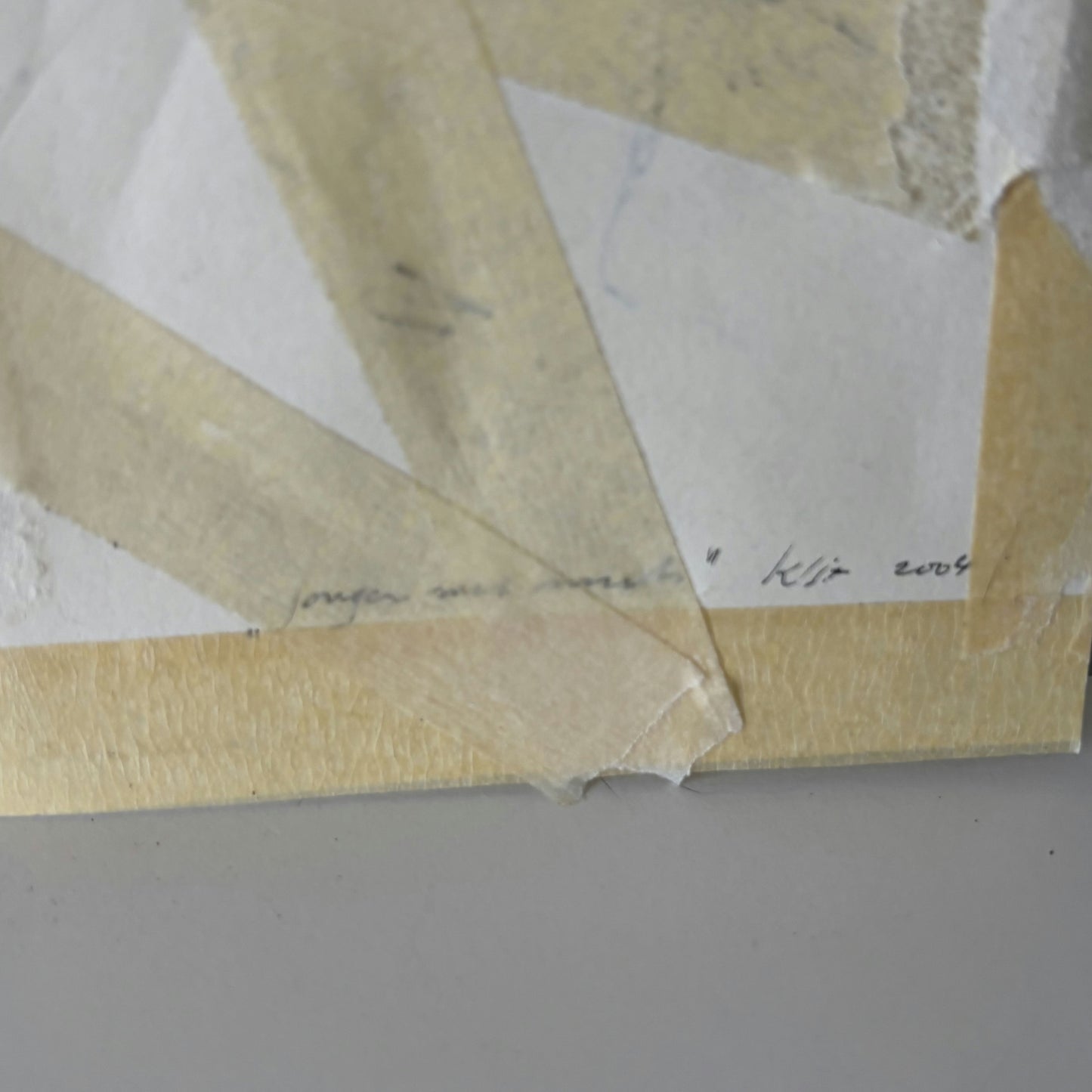 Remarkable Portrait Ink Drawing "Thoughtful Portrait" Refined Small Artwork