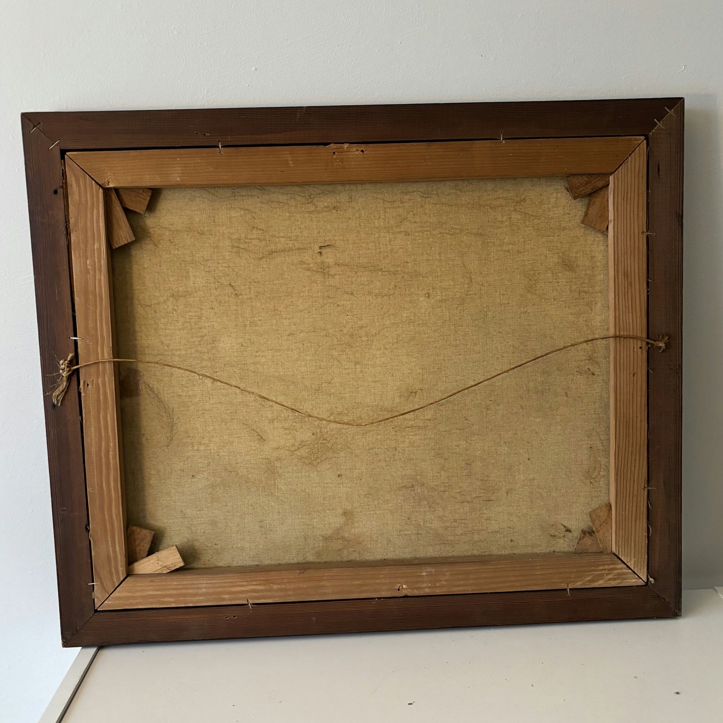 Vintage Oil Painting "Country Pathway" Marvelous Medium Art