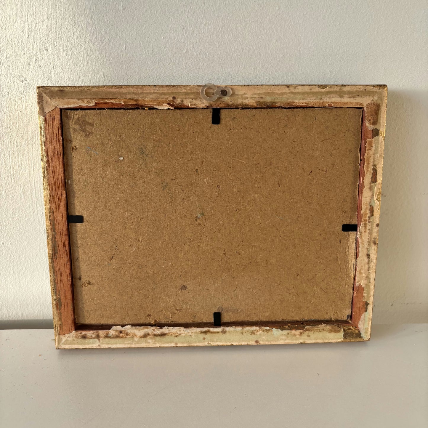 Original Landscape Oil Painting "Walking Figure" Intriguing Small Art