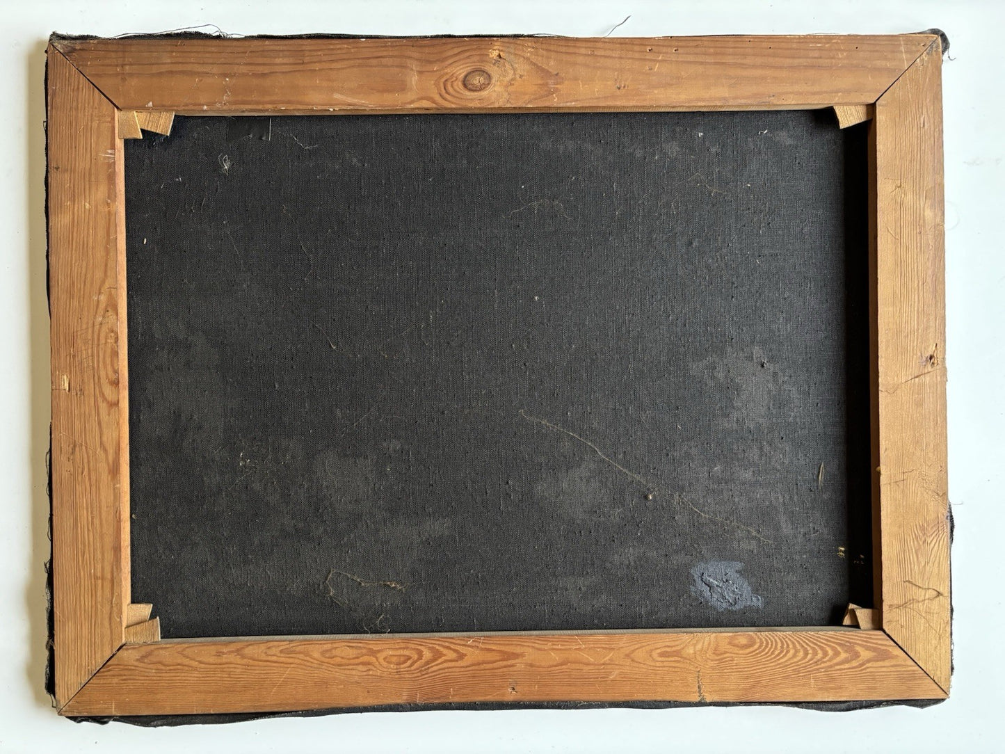 Old Ca. 1920 Dutch Oil Painting Cityscape Market Square Figures Architecture