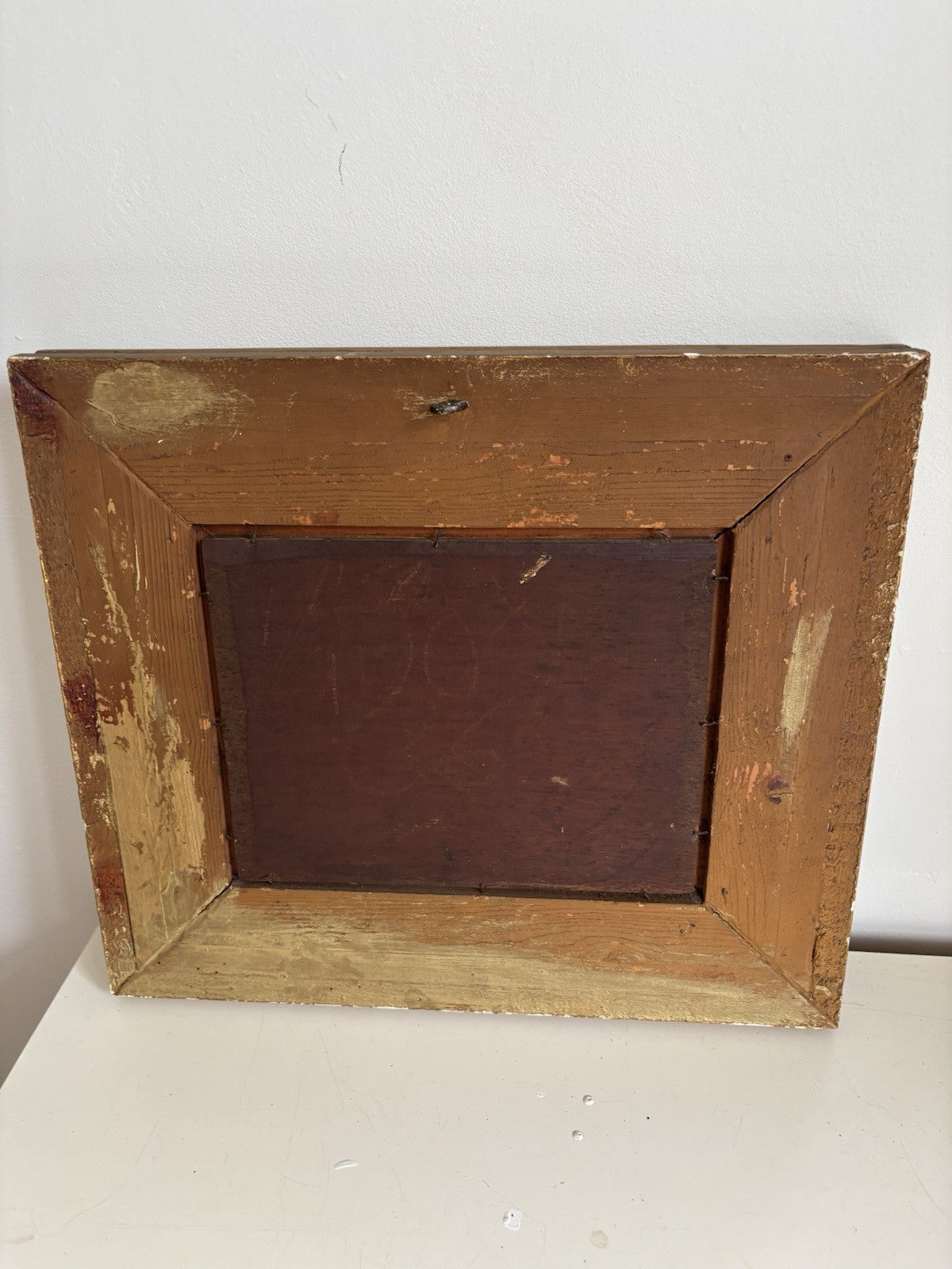 Antique “DEER IN FOREST” Oil Painting Dutch Forest Animals Medium 19th Century