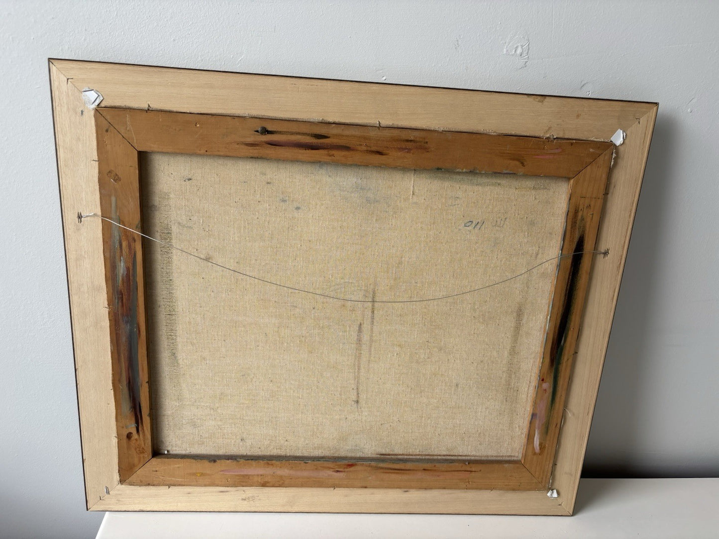 Brazil Art “SAILBOATS TROPICAL SEASIDE” Oil Painting Coastal Figures Palm Tree