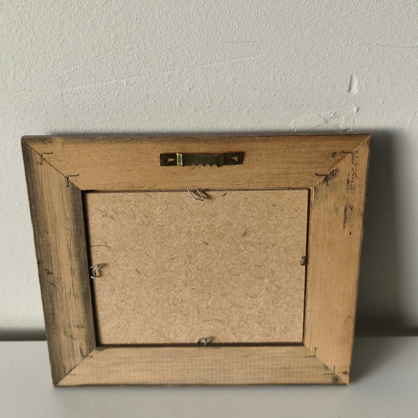 20th Century Vintage Cottage Trees River Mountain Sky Oil Painting Authentic