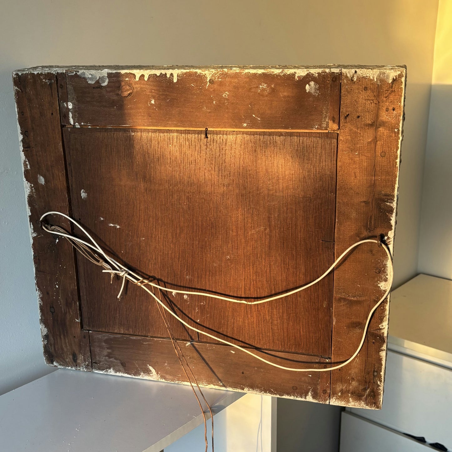 Antique Oil Painting "Thatched Roof Cottage" Marvelous Medium Art