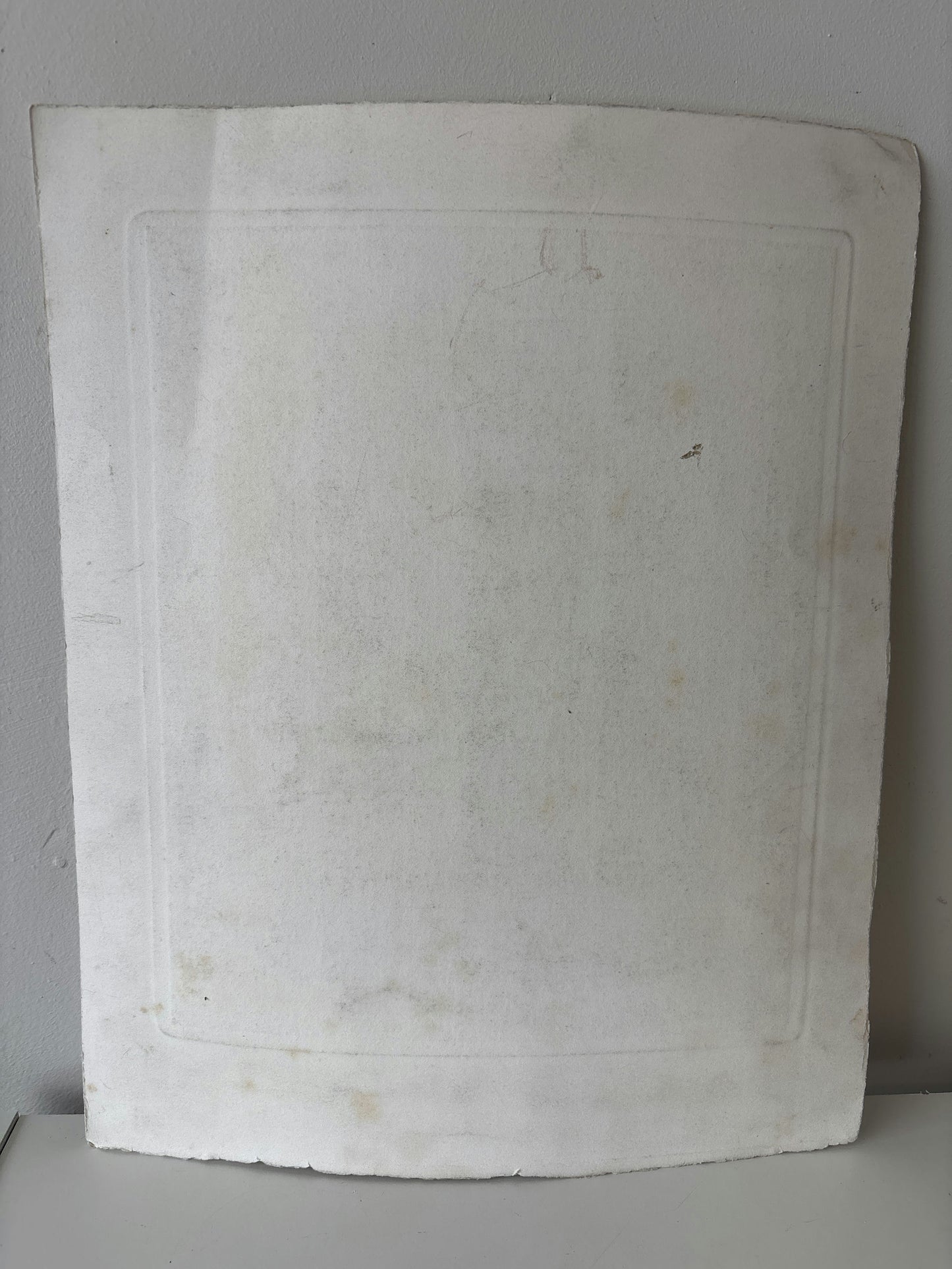 Wonderful Landscape Etching "Rushing Waterfall" Vintage Small Artwork