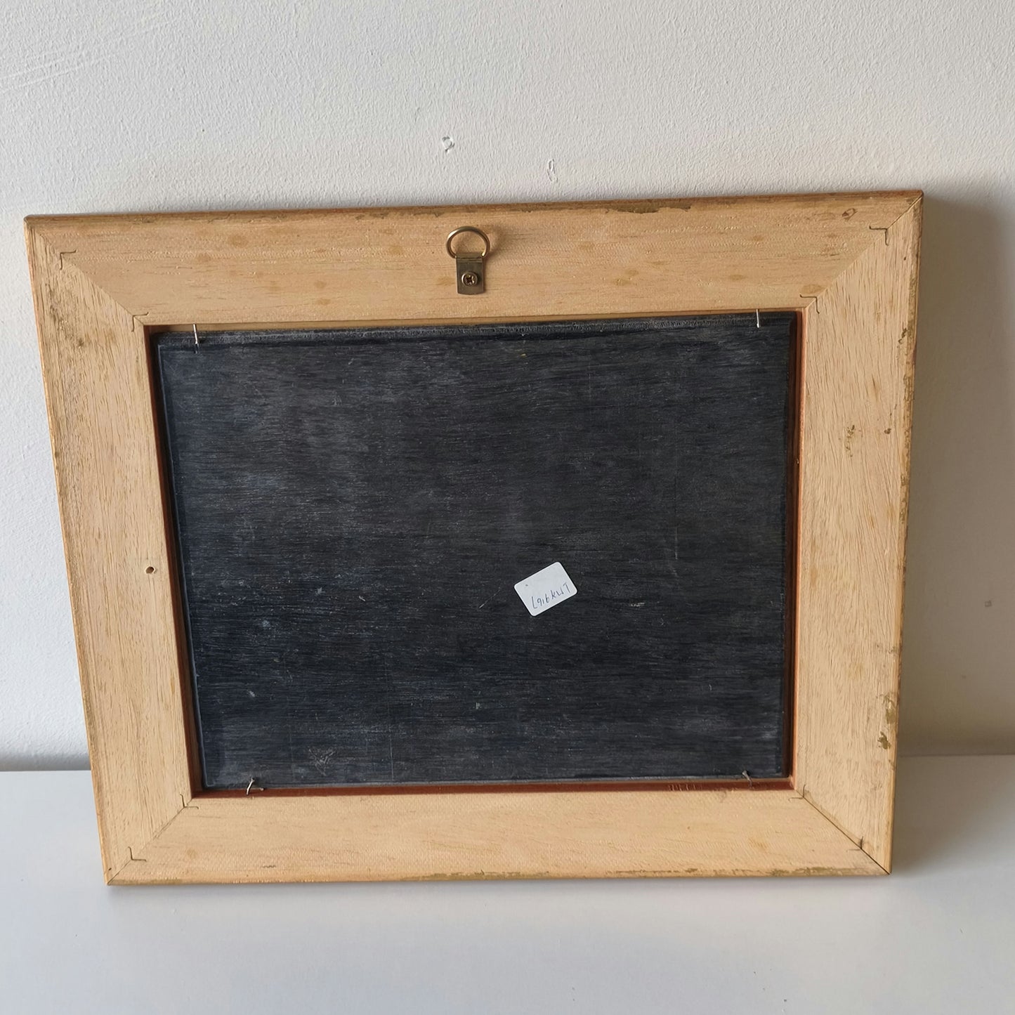 Beautiful Hand Painted Oil Painting Depicting Italy the City People and Boats