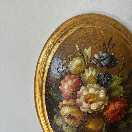 Figurative Oil Painting Flowery Still Life "Floral Arrangement" Small Artwork Holland Art Shop