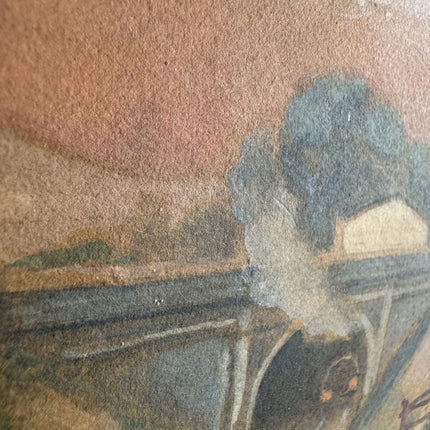 Detailed Scenery Oil Painting "Gilded Frame" Elegant Small Art Holland Art Shop