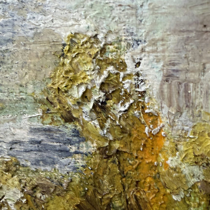 Rustic Landscape Oil Painting "Thick Paint" Vintage Artwork Holland Art Shop
