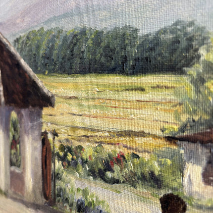 Detailed Landscape Oil Painting "Ancient Tree" Handcrafted Artwork Holland Art Shop