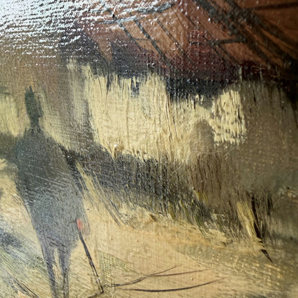 Classic Interior Oil Painting "Thatched Cottage" Refined Artwork Holland Art Shop