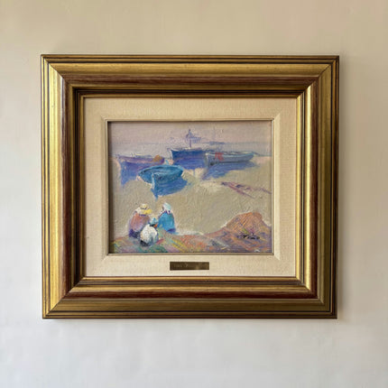 Classic Seascape Oil Painting "Framed Painting" Rustic Art Holland Art Shop