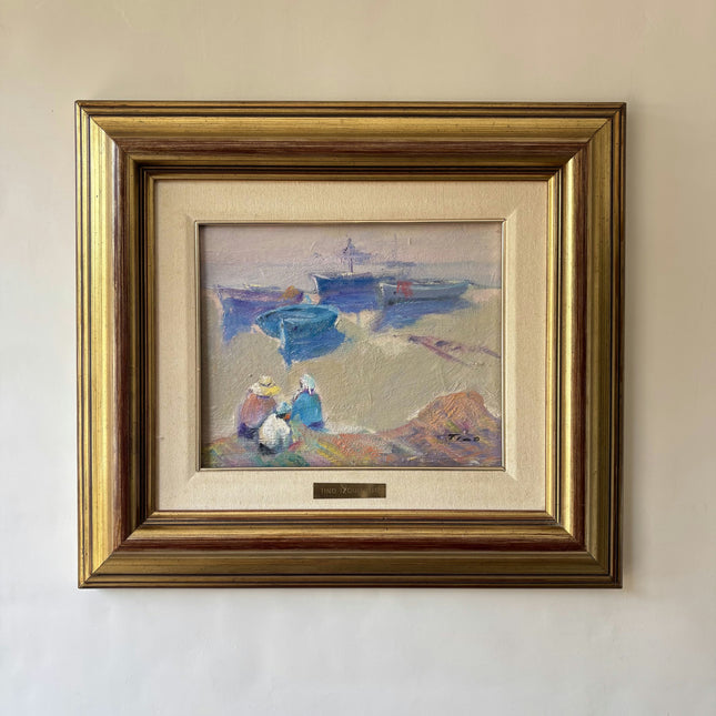 Classic Seascape Oil Painting "Framed Painting" Rustic Art Holland Art Shop