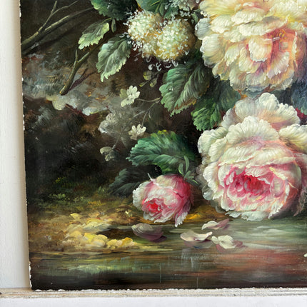 Classic Floral Still Life Oil Painting "Peony Bouquet" Expressive French Art Holland Art Shop