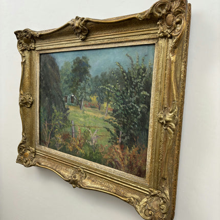 Traditional Landscape Oil Painting "Garden Path" Authentic Art Holland Art Shop