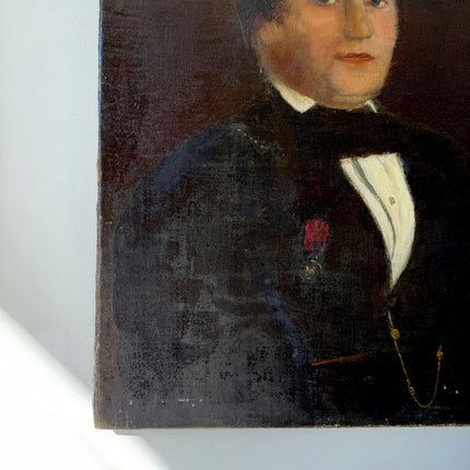 Classic Oil Painting Portrait "Dapper Gentleman" Traditional Belgique Artwork Holland Art Shop