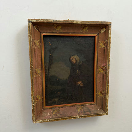 19th Century Antique Portrait Oil Painting "Framed Painting" Art Holland Art Shop