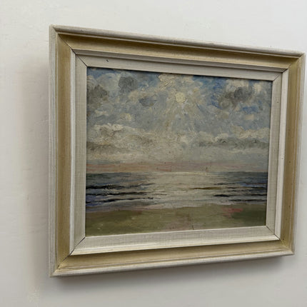 Classic Seascape Oil Painting "Calm Seascape" Detailed Small Art Holland Art Shop