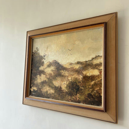 Original Landscape Oil Painting "Framed Painting" Expressive Small Artwork Holland Art Shop