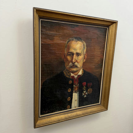 Rustic Portrait Oil Painting "Officer Portrait" Detailed Art Holland Art Shop