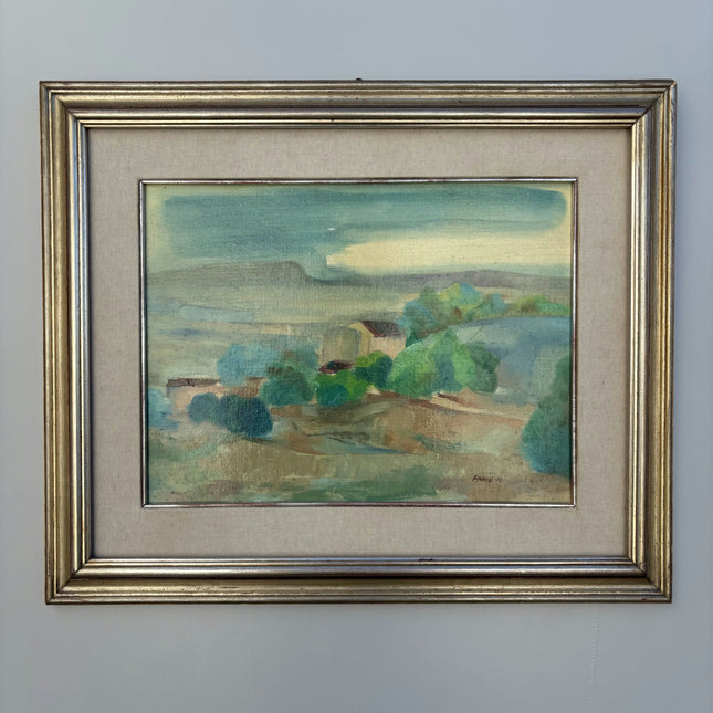 Vintage Landscape Oil Painting "Framed Painting" Detailed Italian Art Holland Art Shop