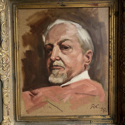 Traditional Portrait Oil Painting "Bearded Man" Detailed Artwork Holland Art Shop