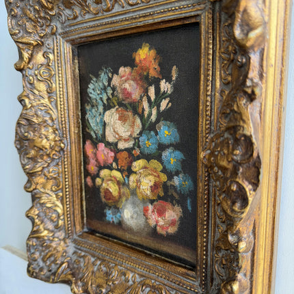 Timeless Still Life Oil Painting "Ornate Frame" Classic Small Artwork Holland Art Shop