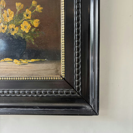 Traditional Flowery Still Life Oil Painting "Yellow Flowers" Elegant Art Holland Art Shop