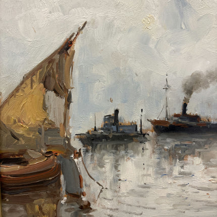 Traditional Seascape Oil Painting "Sailing Boats" Detailed Italian Art Holland Art Shop