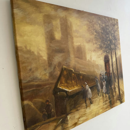 Timeless Cityscape Oil Painting "Group Of Women" Classic Art Holland Art Shop