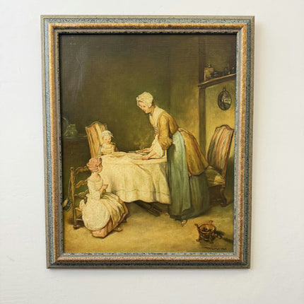Refined Interior Oil Painting "Stretched Canvas" Traditional Artwork Holland Art Shop