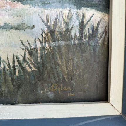 Original Scenery Oil Painting "Framed Seascape" Detailed Large Art Holland Art Shop