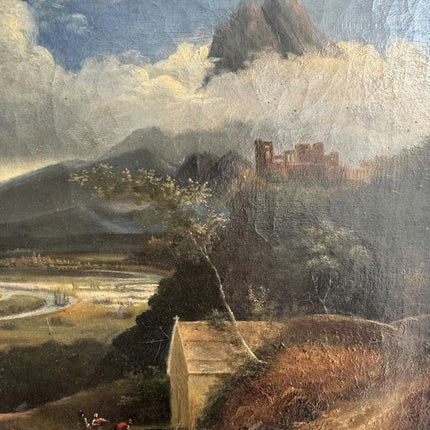 19th Century Antique Landscape Oil Painting "Gold Frame" Art Holland Art Shop