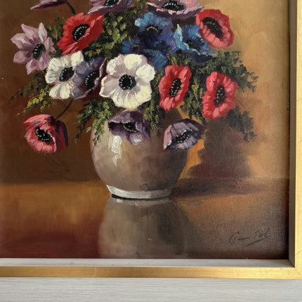 Traditional Floral Still Life Oil Painting "Flower Vase" Handcrafted Artwork Holland Art Shop