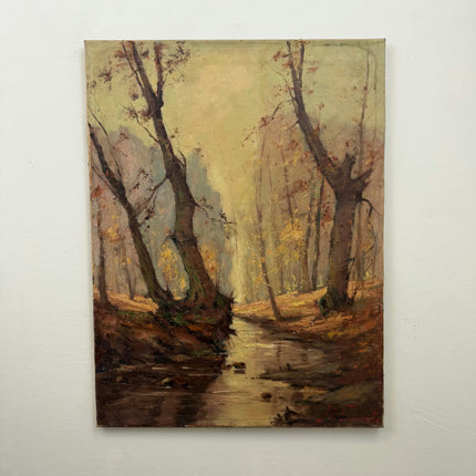 Elegant Landscape Oil Painting "Painted Canvas" Timeless Large Art Holland Art Shop