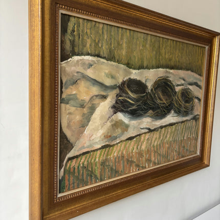 Timeless Still Life Oil Painting "Sleeping Child" Traditional Large Artwork Holland Art Shop