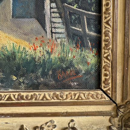 Elegant Cityscape Oil Painting "Arched Gateway" Handcrafted Artwork Holland Art Shop