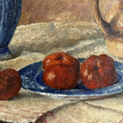 Rustic Still Life Oil Painting "Blue Jug" Refined Art Holland Art Shop