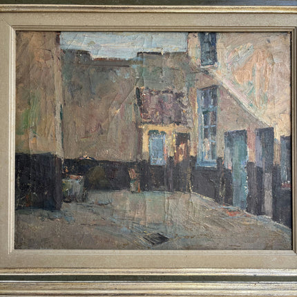 Authentic Cityscape Oil Painting "Framed Painting" Detailed Art Holland Art Shop