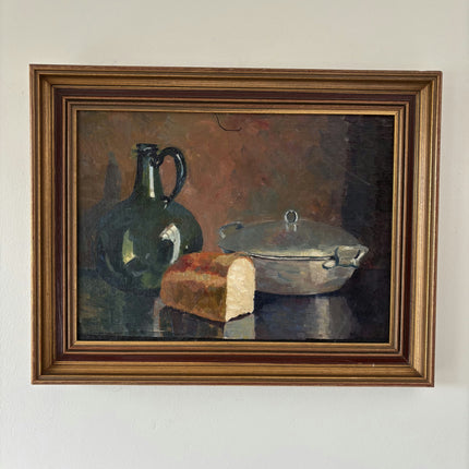 1926 Still Life "Green Jug" Artwork Holland Art Shop