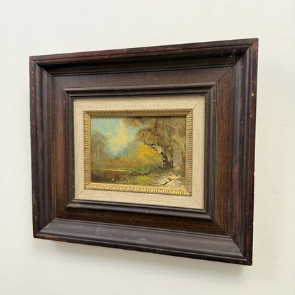 Rustic Still Life Oil Painting "Framed Panel" Detailed Small Artwork Holland Art Shop