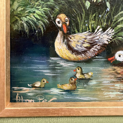 Handcrafted Animals Oil Painting "Framed Painting" Refined Small Artwork Holland Art Shop