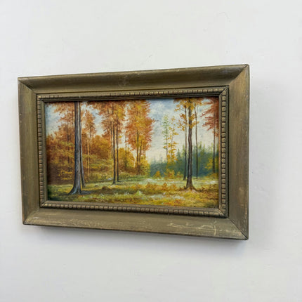 Original Landscape Oil Painting "Autumn Trees" Traditional Artwork Holland Art Shop