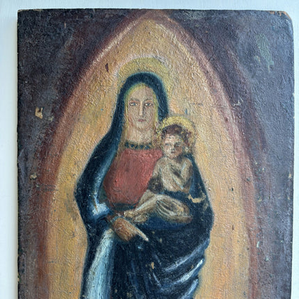 Classic Religious  Oil Painting "Madonna Child" Rustic Art Holland Art Shop