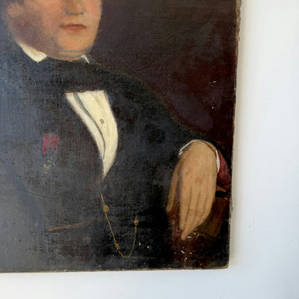 Classic Oil Painting Portrait "Dapper Gentleman" Traditional Belgique Artwork Holland Art Shop