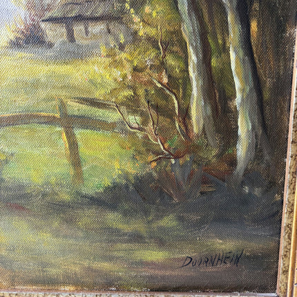Timeless Landscape Oil Painting "Farm Horse" Original Large Art Holland Art Shop