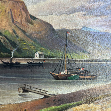 Elegant Seascape Oil Painting "Framed Painting" Timeless Small Art Holland Art Shop