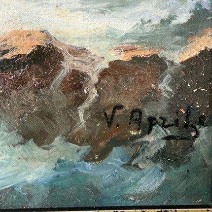 Expressive Seascape Oil Painting "Crashing Wave" Timeless Artwork Holland Art Shop