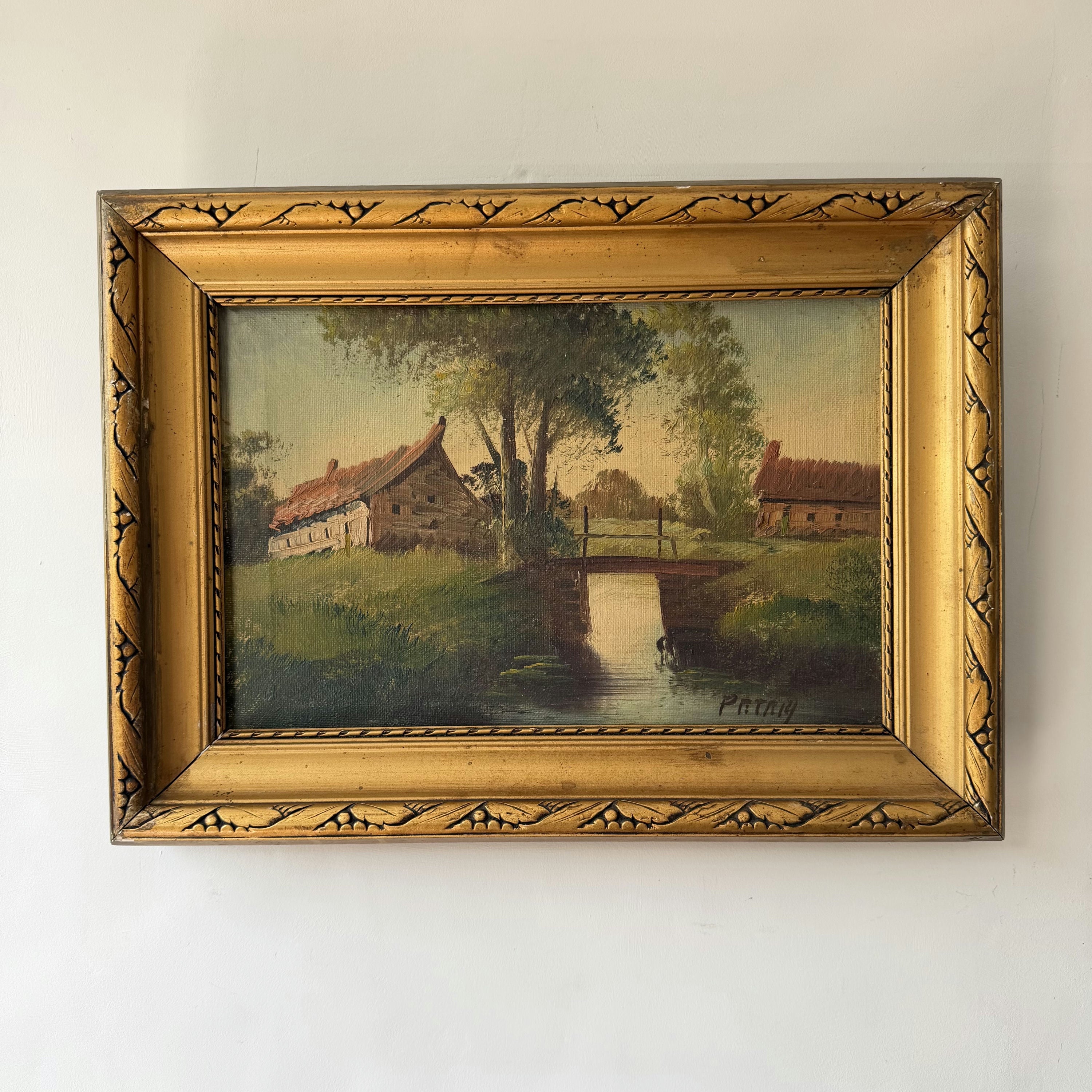 Expressive Landscape Oil Painting 