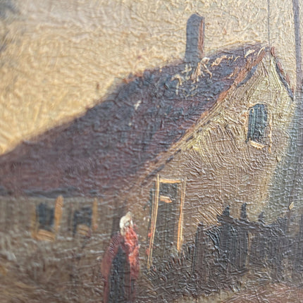 Timeless Landscape Oil Painting "Wooden Frame" Elegant Art Holland Art Shop